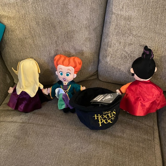 Disney Hocus Pocus Plush Doll Set - Multicolor NWT Stuffed Animal - Picture 2 of 6
